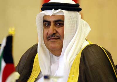 وزير الخارجية البحريني -خالد آل خليفة